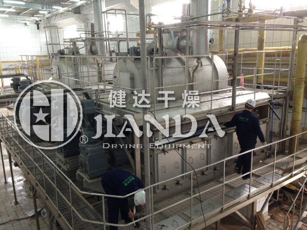 雙滾筒刮板干燥機